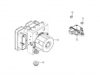 блок ABS Tesla Model S 1 поколение 2016, 6006363-00-E