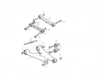 Рычаг задний (косточка) Tesla Model S 1 поколение [рестайлинг] 2020, 6006895-00-A