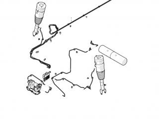 Пневмопровод Tesla Model S 1 поколение 2016, 1005904-00-B