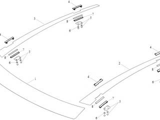 крыша Tesla Model S 1 поколение 2016, 6008628-00-D