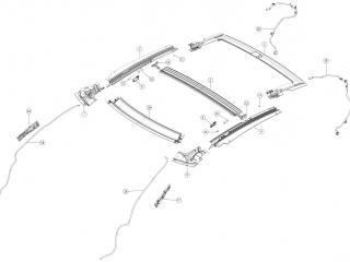 крыша Tesla Model S 1 поколение [рестайлинг] 2020, 6008686-00-D