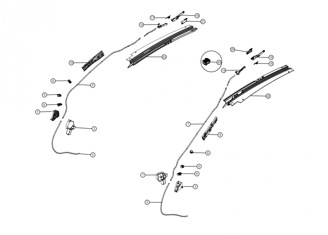 крыша Tesla Model S 1 поколение 2016, 6008691-00-C - фото №1