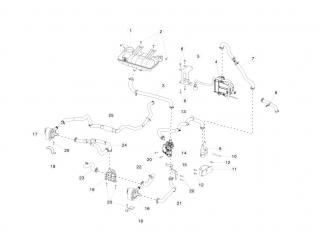 Кронштейн насоса охлаждающей жидкости прямой Tesla Model S 1 поколение 2016, 1031702-00-A
