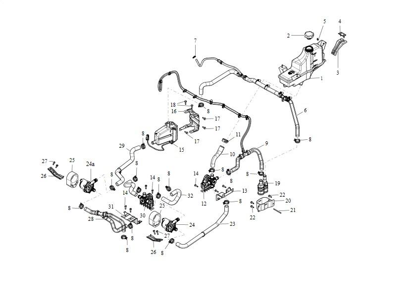 Кронштейн крепления клапана Tesla Model S 1 поколение 2016, 1003762-00-A - фото №1