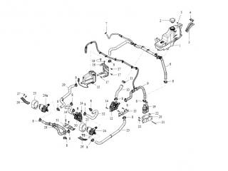 Кронштейн крепления клапана Tesla Model S 1 поколение 2016, 1003762-00-A