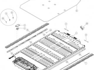 распределитель тока Tesla Model S 1 поколение 2016, 1009778-00-B