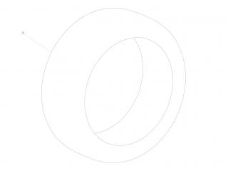 колпак колесный Tesla Model S 1 поколение 2016, 1075263-00-A