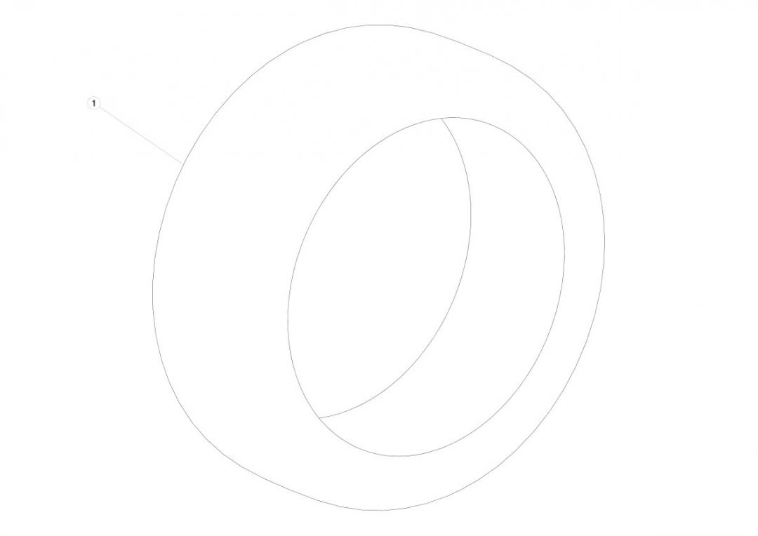 колпак колесный Tesla Model S 1 поколение 2016, 1030074-00-B - фото №1