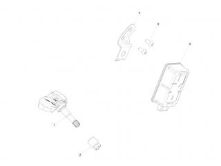 колпак колесный Tesla Model S 1 поколение 2016, 1010938-00-B