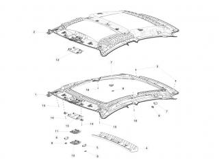 Крышка микрофона Tesla Model S 1 поколение [рестайлинг] 2020, 1002404-02-B