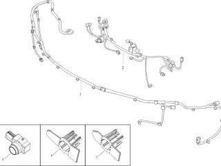 проводка Tesla Model S 1 поколение 2016, 1048517-00-B