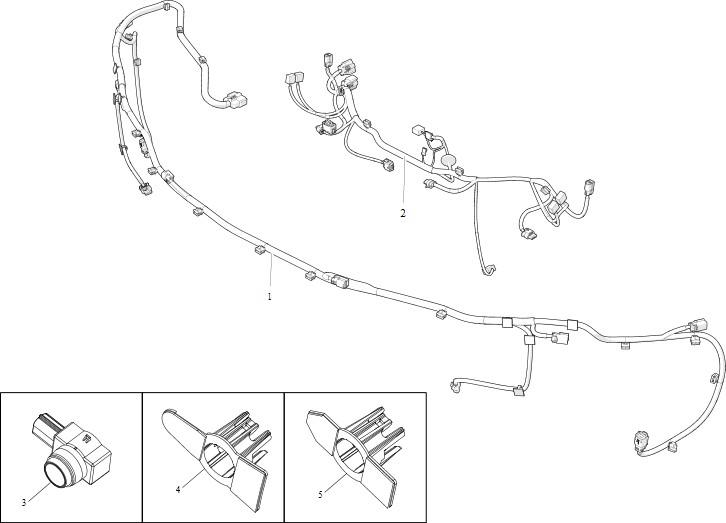 проводка Tesla Model S 1 поколение 2016, 1014388-12-A - фото №1