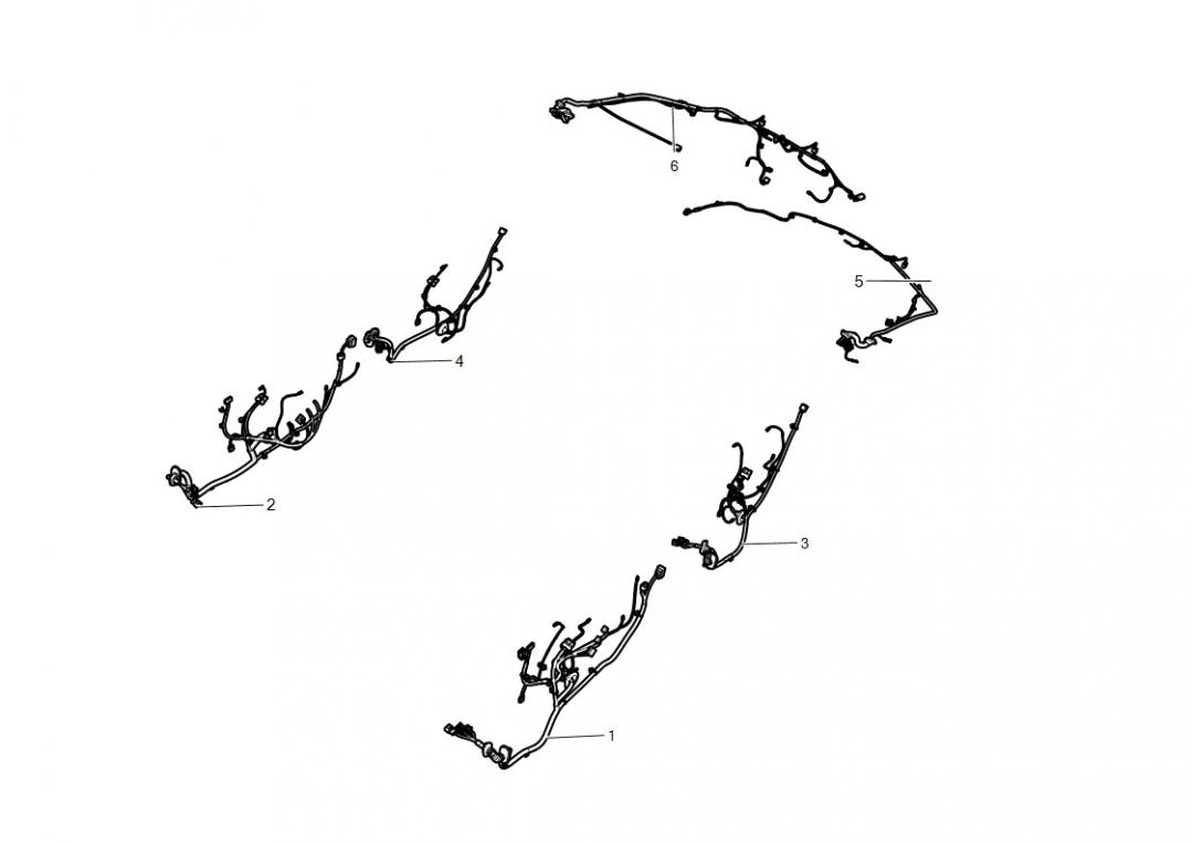 Электропроводка двери Tesla Model S 1 поколение 2016, 1004419-01-L - фото №1