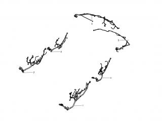 Электропроводка двери Tesla Model S 1 поколение 2016, 1004419-01-H