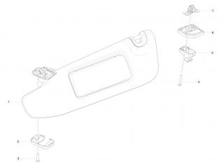накладка декоративная Tesla Model S 1 поколение [рестайлинг] 2020, 1002480-00-B