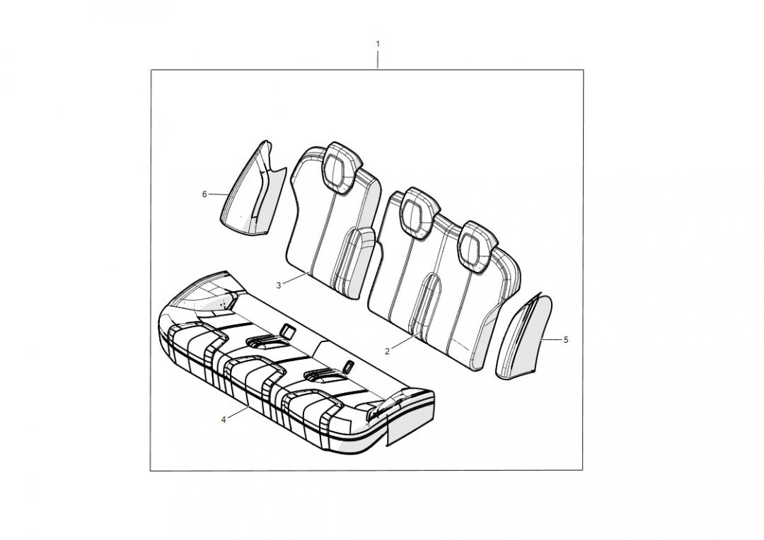 салон (комплект сидений) Tesla Model S 1 поколение 2016, 1030484-03-A - фото №1