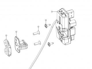 Заглушка замка двери Tesla Model S 1 поколение [рестайлинг] 2020, 1064669-00-A