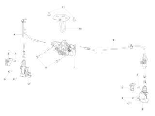замок капота Tesla Model S 1 поколение 2016, 1033011-00-A