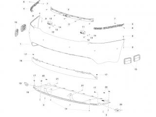 рама Tesla Model S 1 поколение [рестайлинг] 2020, 1010758-00-D