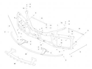Кронштейн изолятора вторичной задвижки крышки Tesla Model S 1 поколение 2016, 1011693-00-A