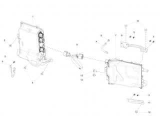 провод высоковольтный Tesla Model S 1 поколение [рестайлинг] 2020, 1045091-00-D