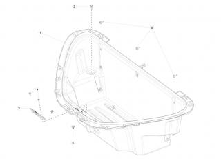 корыто пластиковое Tesla Model S 1 поколение [рестайлинг] 2020, 1060453-00-D