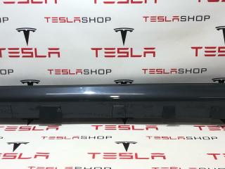 Накладка порога рокерной панели Tesla Model S 1 поколение [2-й рестайлинг] 2022, 1567138-00-B, 1567138-08-D, 1680268-00-A