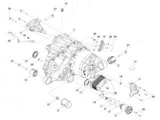 Электродвигатель Tesla Model 3 1 поколение 2020, 1108557-00-A