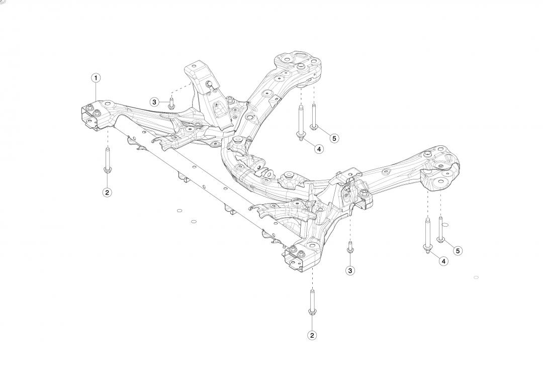 Кронштейн крепления переднего подрамника к лонжерону Tesla Model 3 1 поколение 2020, 1044521-00-N - фото №1
