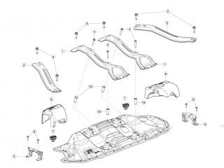 салон (комплект сидений) Tesla Model 3 1 поколение 2020, 1117931-00-A