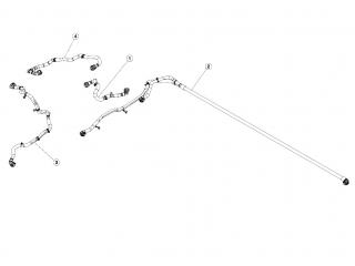 Шланги охлаждающей жидкости Tesla Model 3 1 поколение 2020, 1077595-00-C