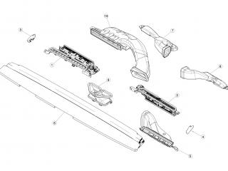 Воздуховод обдува ног водителя Tesla Model 3 1 поколение 2020, 1099297-00-D