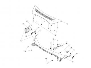 защита арок (подкрылок) Tesla Model 3 1 поколение 2020, 1016039-00-A