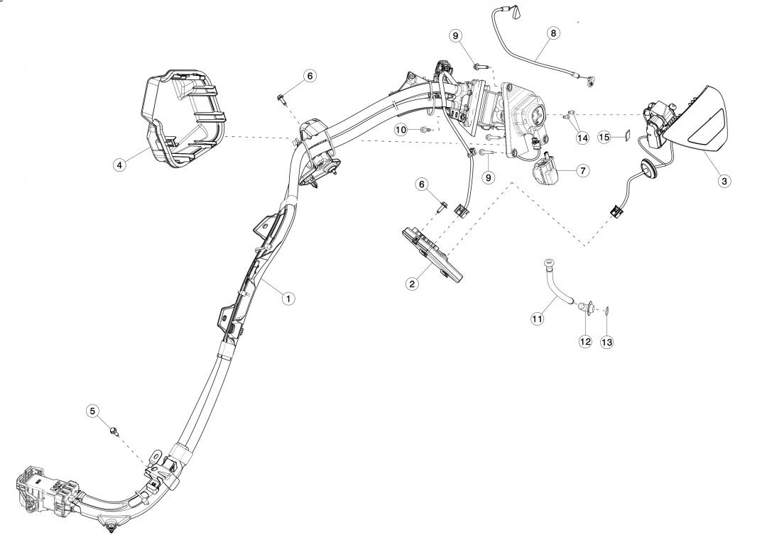 Крышка порта зарядки внутренняя Tesla Model 3 1 поколение 2020, 1479255-00-B - фото №1