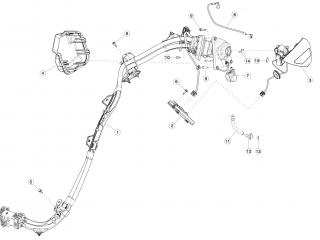 Крышка порта зарядки внутренняя Tesla Model 3 1 поколение 2020, 1479255-00-B
