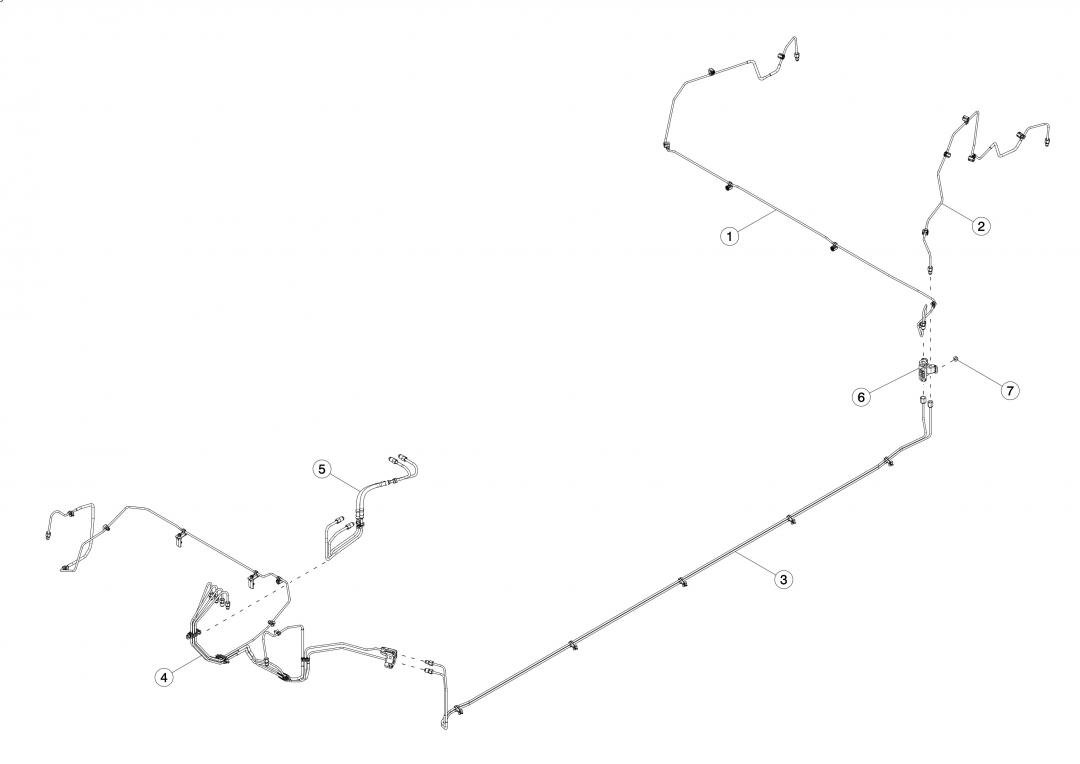 трубка тормозная Tesla Model 3 1 поколение 2020, 1044713-00-D - фото №1