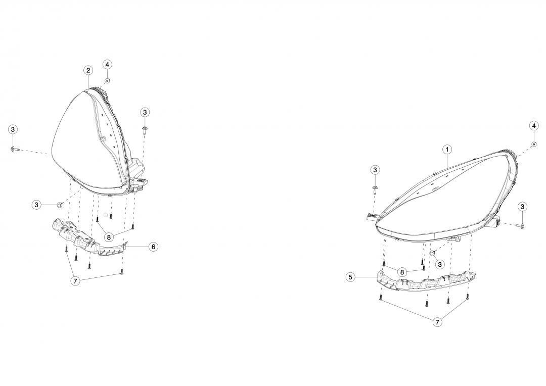 проводка Tesla Model 3 1 поколение 2020, 1453374-00-A - фото №1