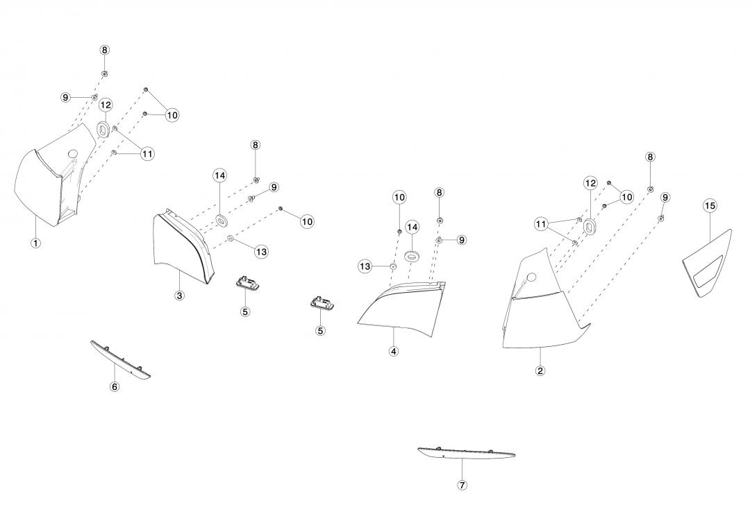 проводка Tesla Model 3 1 поколение 2020, 1453384-00-A - фото №1