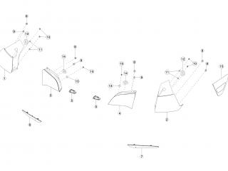 проводка Tesla Model 3 1 поколение 2020, 1453384-00-A