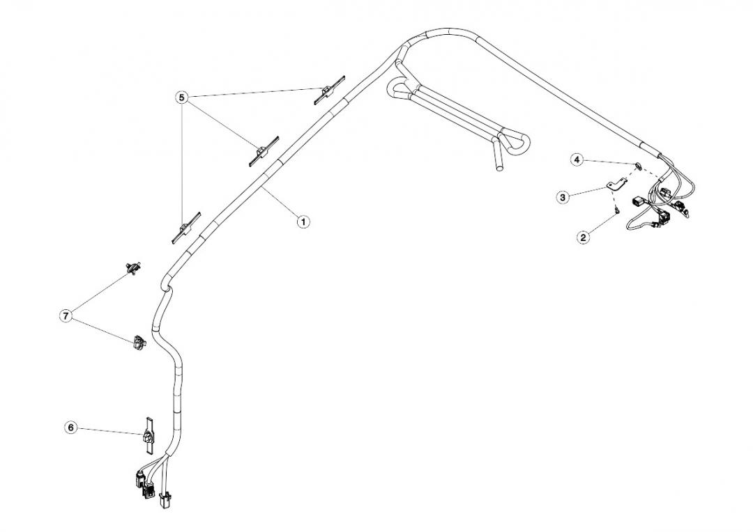 проводка Tesla Model 3 1 поколение 2020, 1092101-00-C - фото №1