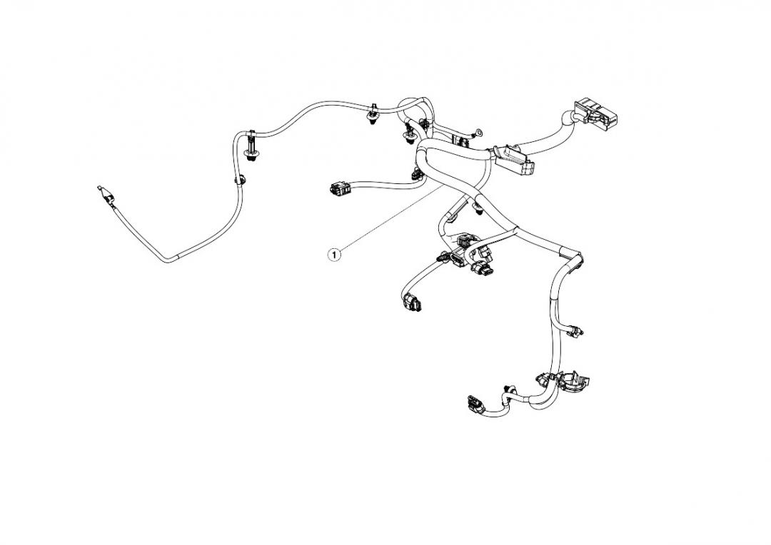 проводка Tesla Model 3 1 поколение 2020, 1099732-00-A - фото №1