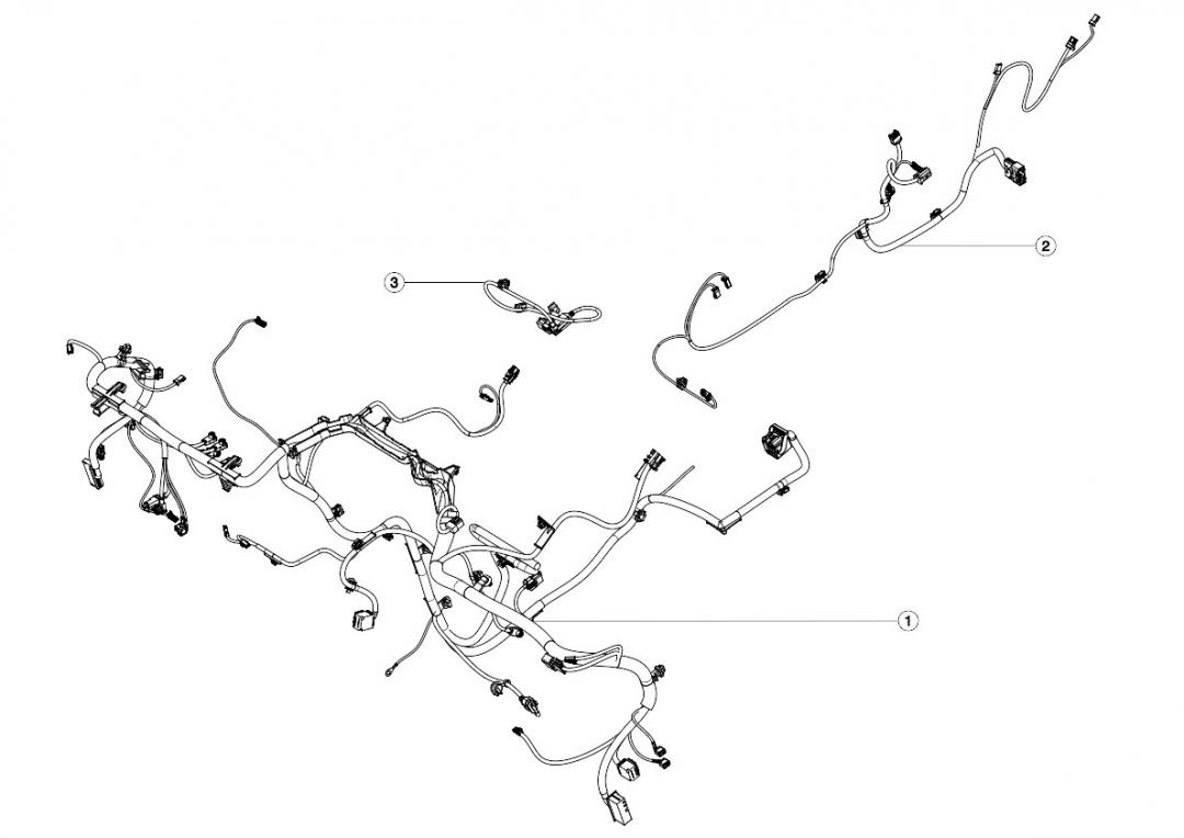 проводка Tesla Model 3 1 поколение 2020, 1091281-00-C - фото №1