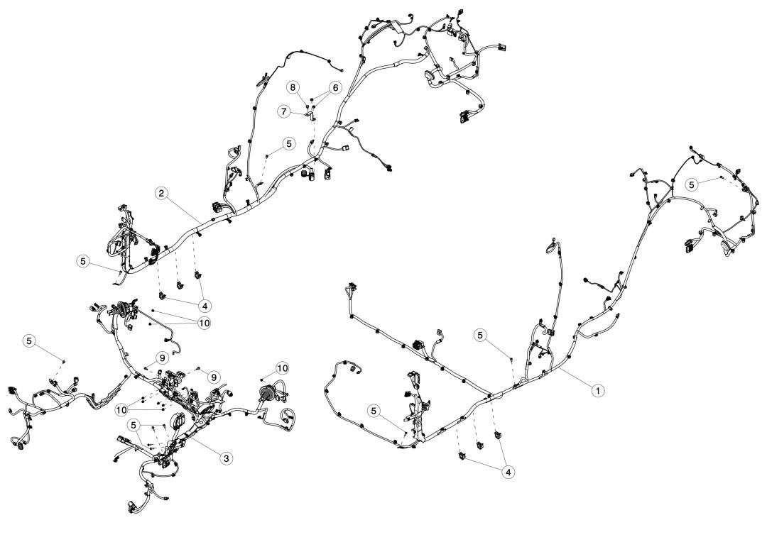 проводка Tesla Model 3 1 поколение 2020, 1109913-00-A - фото №1