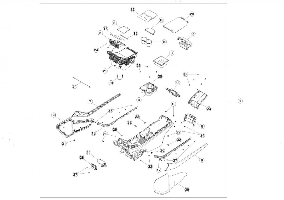 накладка декоративная Tesla Model 3 1 поколение 2020, 1095617-00-C - фото №1