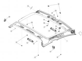 крючок для одежды Tesla Model 3 1 поколение 2020, 1099161-00-J