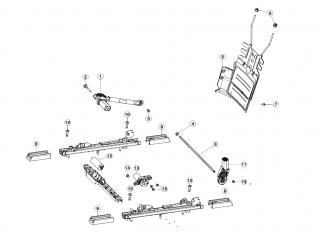 салон (комплект сидений) Tesla Model 3 1 поколение 2020, 1104019-00-A
