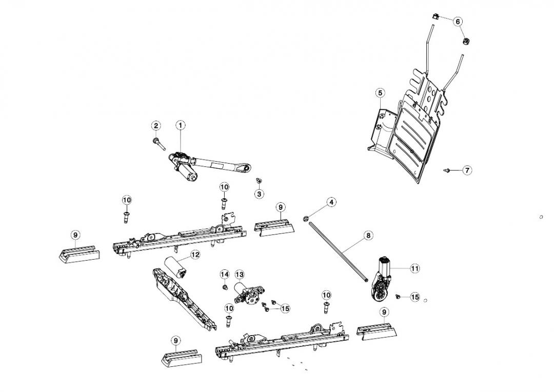салон (комплект сидений) Tesla Model 3 1 поколение 2020, 1096682-00-B - фото №1