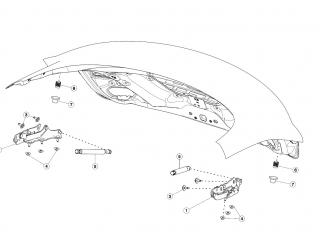 Датчик (холла) ручки двери Tesla Model 3 1 поколение 2020, 1125282-00-A