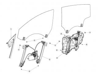 замок двери Tesla Model 3 1 поколение 2020, 109662399J