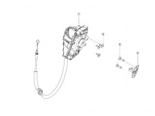 замок двери Tesla Model 3 1 поколение 2020, 1068969-00-J